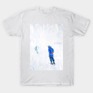 Skiers Mount Perisher. For ski lovers. T-Shirt